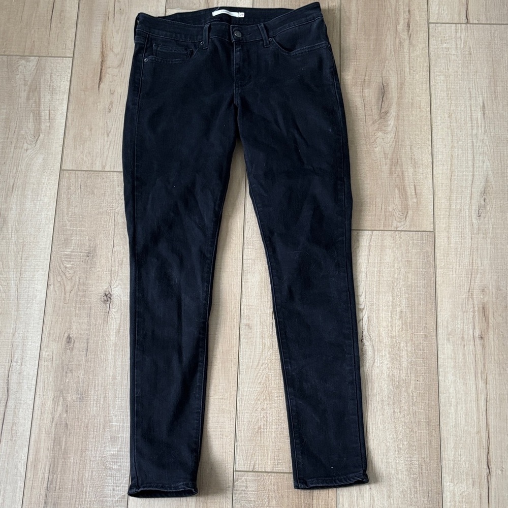 Levi's Women's mid rise Skinny Jeans - Black